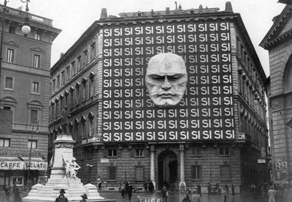 Sede del partito fascista di Benito Mussolini, Roma, 1934