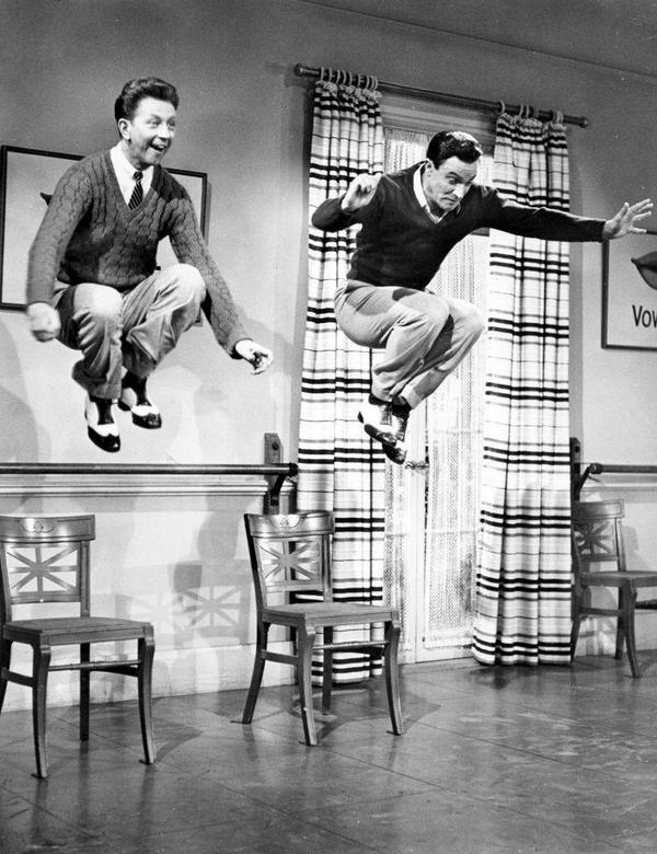 Donald O'Connor e Gene Kelly in Singin' in the Rain, 1952
