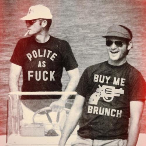 Hunter S. Thompson e Bill Murray