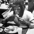 Roddy McDowall during filming of Planet of the Apes, 1968