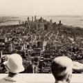 Vista dalla cima dell’Empire State Building il giorno dell’inaugurazione nel 1931
