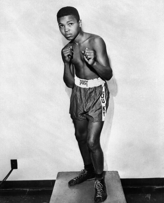 Muhammad Ali a 12 anni, nel 1954