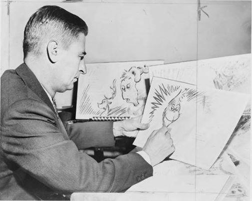 Dr. Seuss disegna The Grinch 1957Dr. Seuss disegna The Grinch 1957