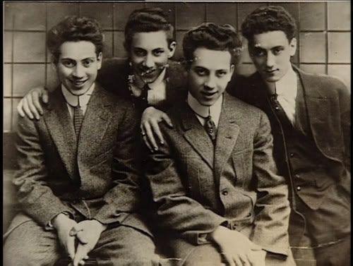 Harpo, Groucho, Chico, e Gummo Marx 1915