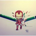 Illustrazione dell’artista francese Helly’s drawing