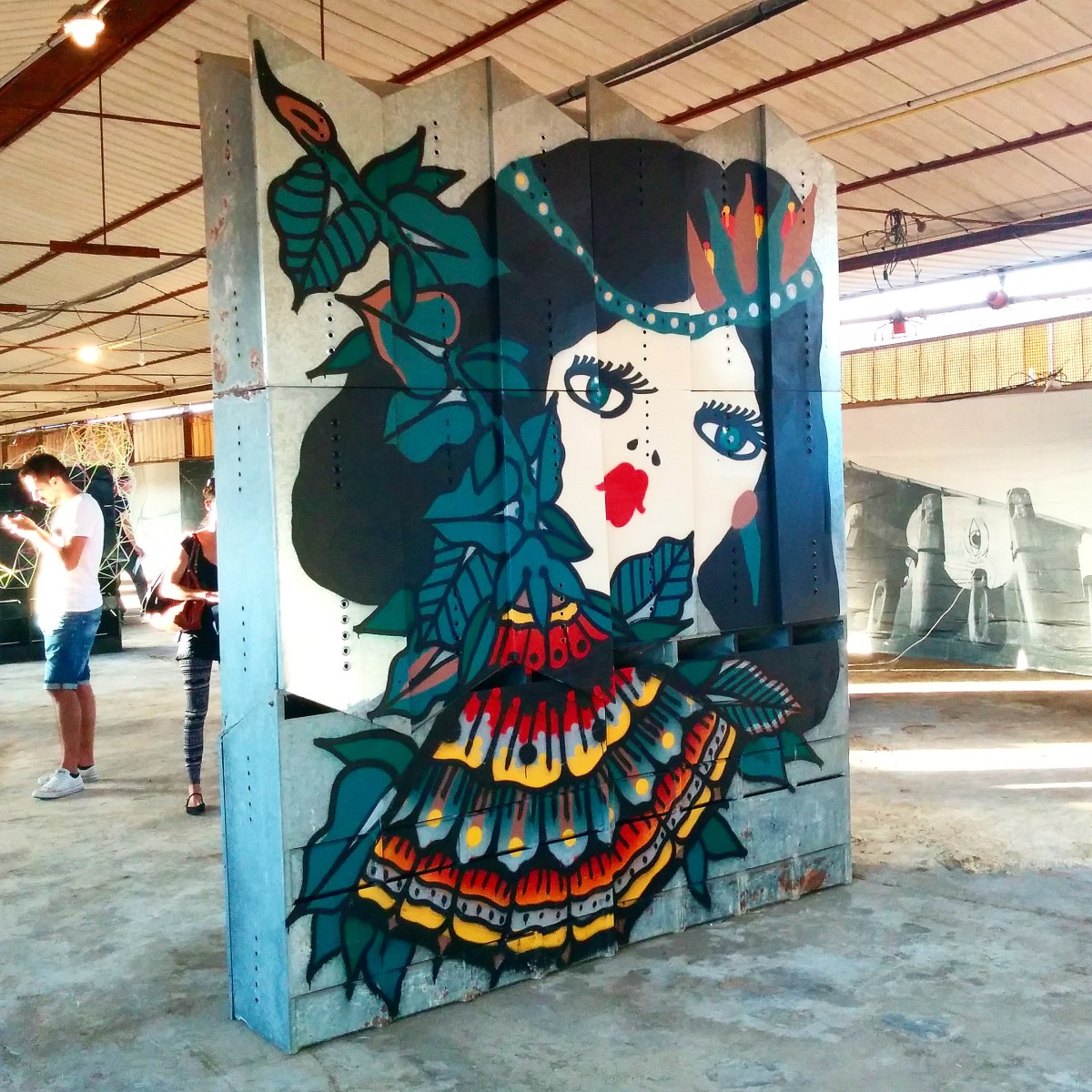 Campidarte - Opera di La Fille Bertha per la collettiva "Invaders Part Ø"