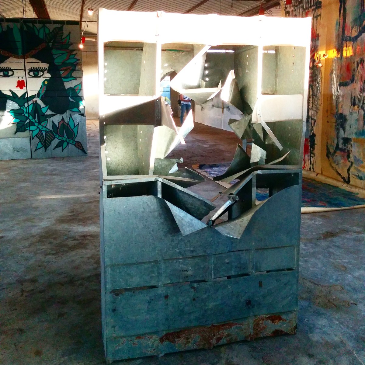 Campidarte - Opera di Marcello Nocera per "Invaders Part Ø"