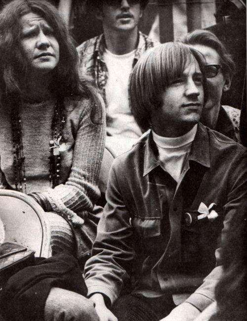 Janis Joplin e Peter Tork a Monterey 1967
