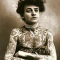 Maud Wagner, la prima artista donna tatuata negli Stati Uniti 1911