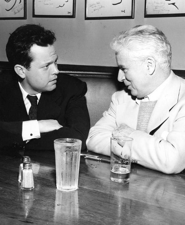 Orson Welles e Charlie Chaplin