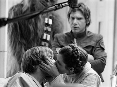 Check out Han's face. 'Dude, that's your SISTER%22. Meanwhile Chewie thinks, 'not MY sister!'