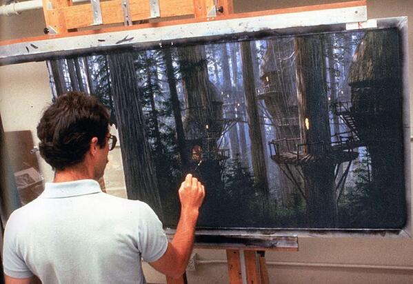 Some of the incredible matte painting that were used in the film. Such amazing talent!
