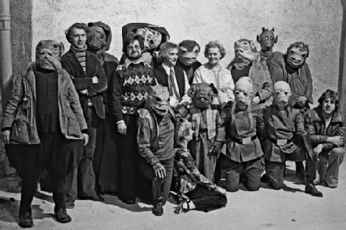 This looks like a rough crowd, thought Bob, maybe my argyle sweater was a bad idea