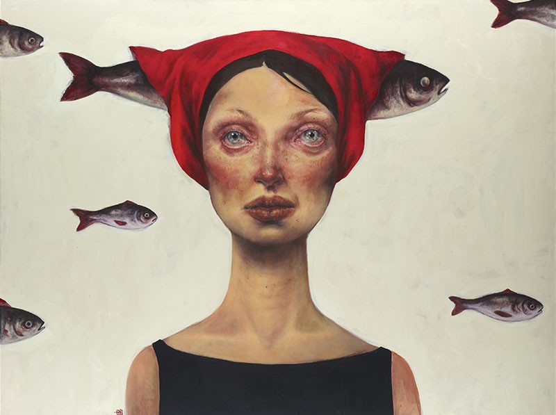 Opera dell'artista iraniana Afarin Sajedi