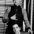 Robert De Niro e Al Pacino sul set de Il Padrino Parte II, 1974