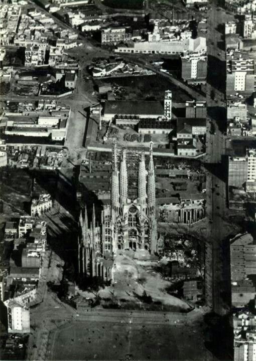 Sagrada Familia, Barcellona, 1910