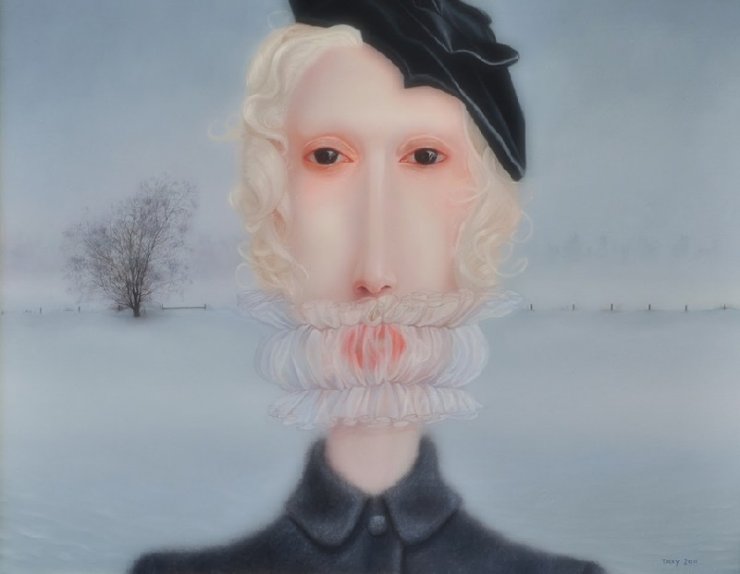 Dipinto dell'artista canadese Troy Brooks