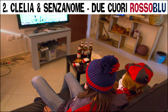 Clelia e SenzaNome - Due cuori rossoblu