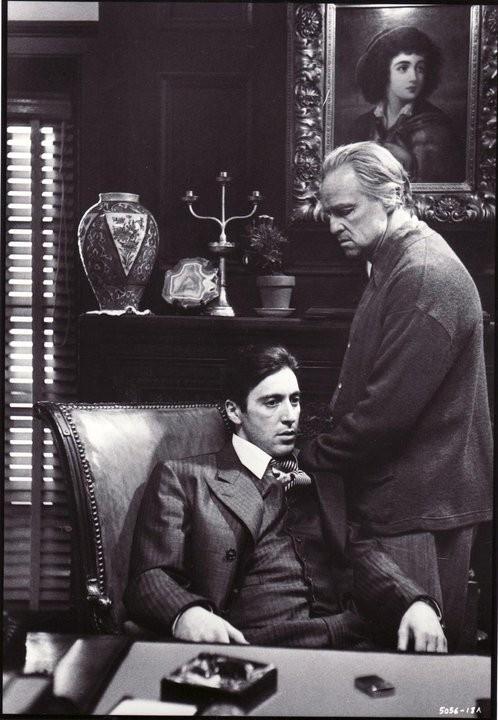 Al Pacino e Marlon Brando
