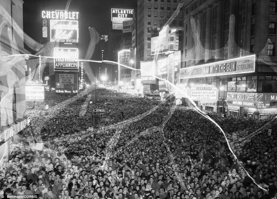 Celebrazioni per Capodanno 1955 in Times Square