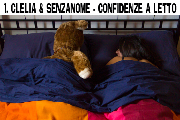 Clelia e SenzaNome - Confidenze a letto