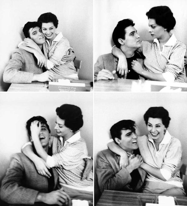 Elvis Presley e Sophia Loren, 1958