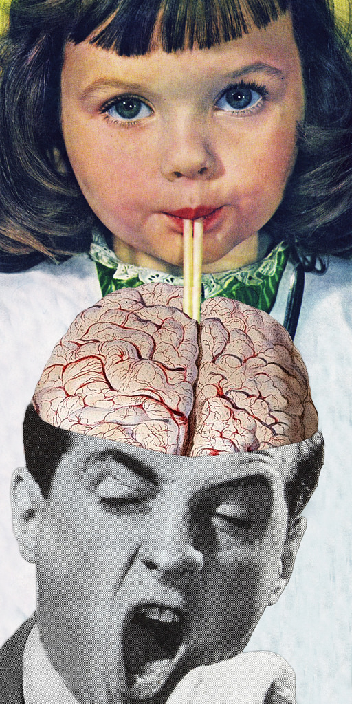 Collage dell'artista greca Eugenia Loli