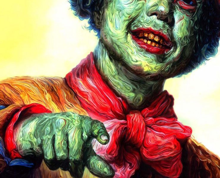 Opera dell'artista inglese Glenn Brown