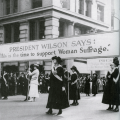 Nel 1918 le donne hanno guadagnato il sostegno del presidente Wilson per il loro diritto di voto