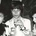 Lou Reed, Mick Jagger e David Bowie al Café Royale, 1973