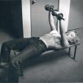 Marilyn Monroe in palestra, foto di Philippe Halsman. 1952
