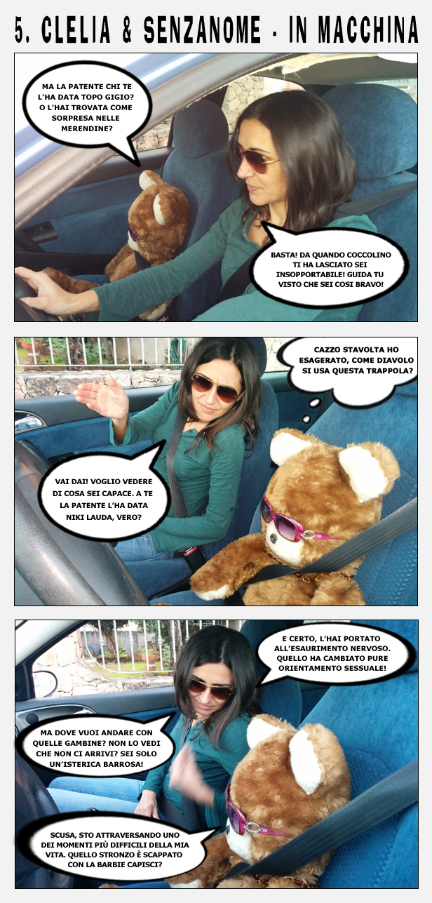 5. Clelia e SenzaNome - In macchina