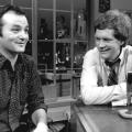 Bill Murray, durante la sua intervista come primo ospite del David Letterman Show, 1983