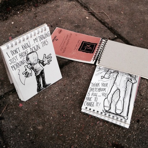 Cartoon Bombing by David Troquier