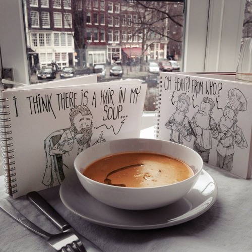 Cartoon Bombing by David Troquier