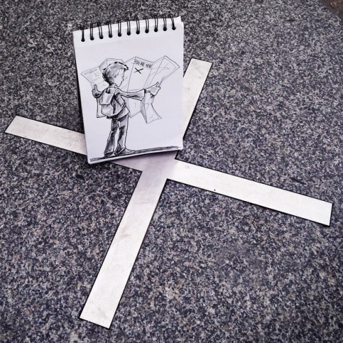 Cartoon Bombing by David Troquier