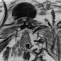 Disegno fatto in Auschwitz – Birkenau da Yehuda Bacon, 14 anni