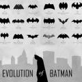 Evoluzione del logo di Batman (1940-2012)