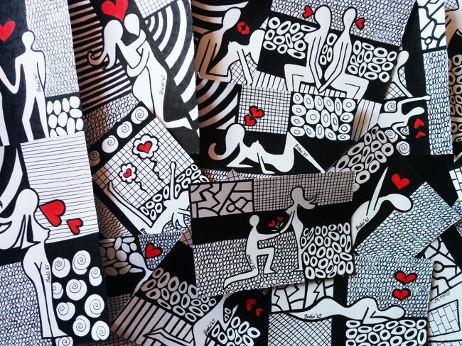 Pannello dell'ammore - I 16 tasselli