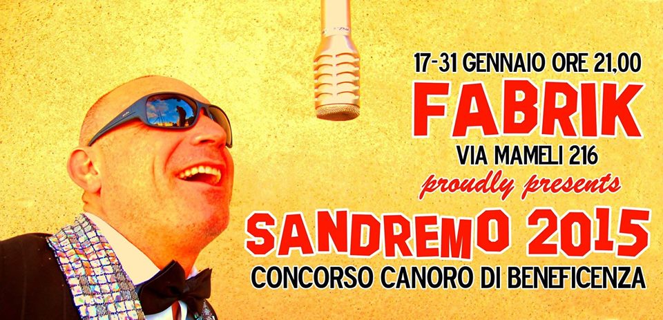Sandremo 2015 - Locandina