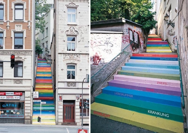 "The Holsteiner Stairs" nella città di Wuppertal