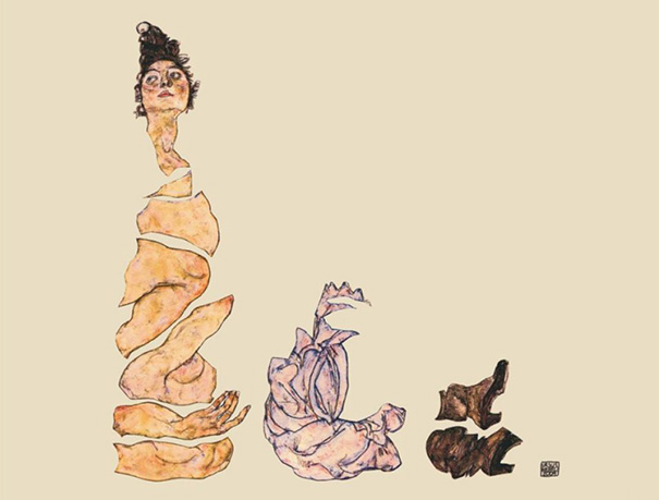 Ursus Wehrli - Egon Schiele “Reclining Female Nude”