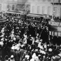 1917 Manifestazione per il voto femminile in Russia. Foto GettyImages