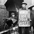 1920 Una suffragetta americana. Foto GettyImages