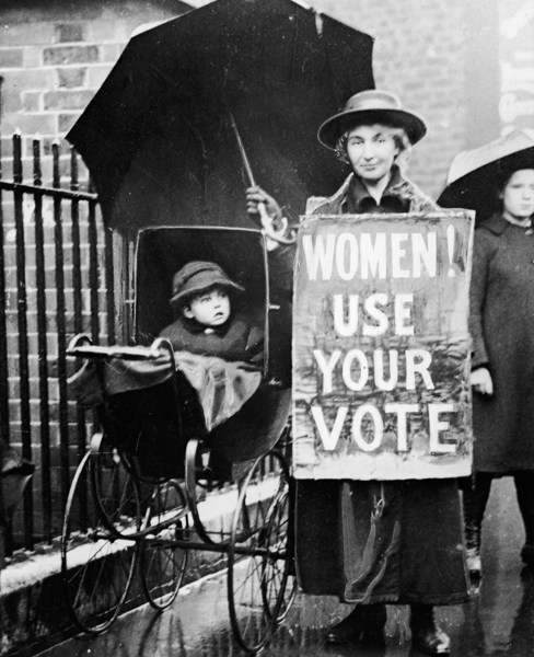 1920 Una suffragetta americana. Foto GettyImages