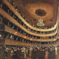 Gustav Klimt – Auditorium in the Old Burgtheater in Vienna, 1888
