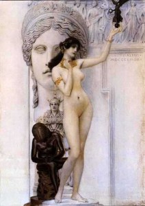 Gustav Klimt - The Allegory of sculpture, 1889