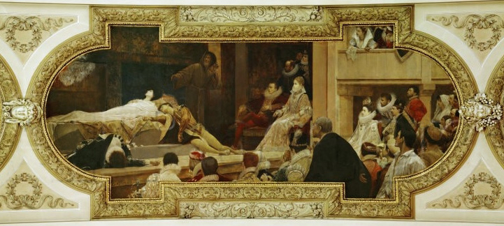 Gustav Klimt - Theatre of Shakespeare - Ceiling painting in the Burgtheater in Vienna, 1886