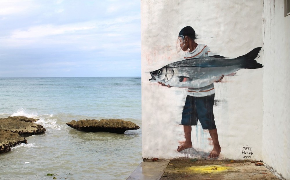 Opera dell'artista peruviano Jade Rivera