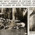 L’incendio della fabbrica di Triangle sui giornali newyorkesi